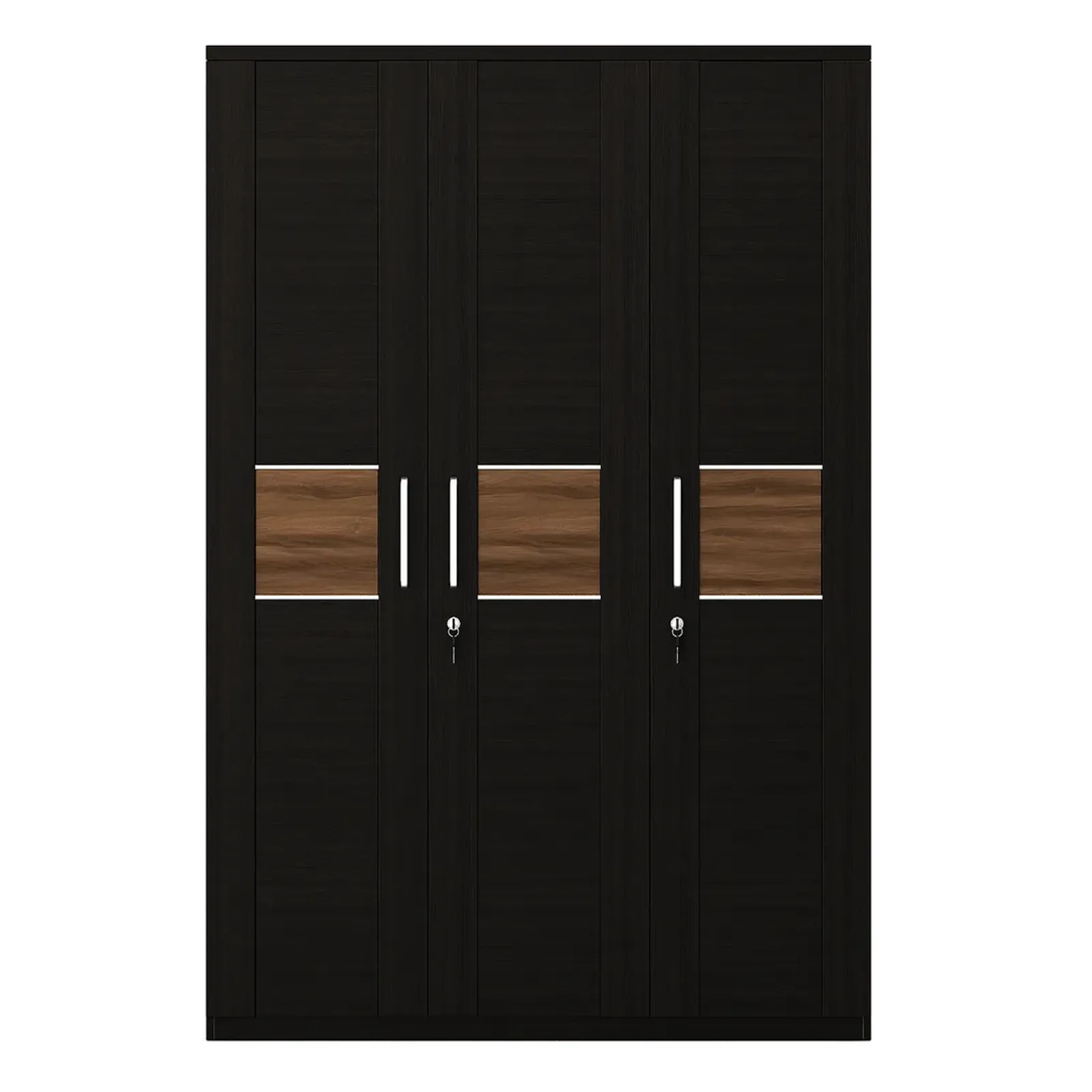 Amazon 3 Door Wardrobe - Natural Wenge Woodpore